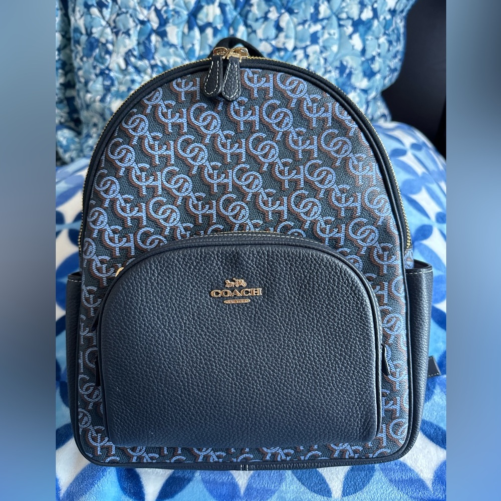 Coach monogram backpack original